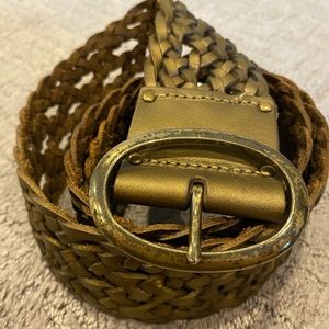 Tommy Bahama Braided Leather Belt